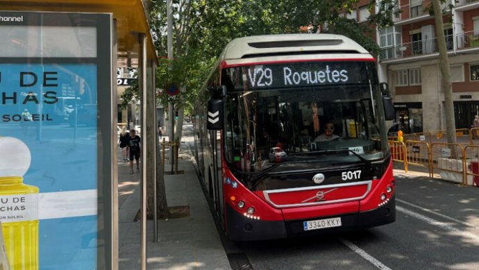 Bus V29 de TMB