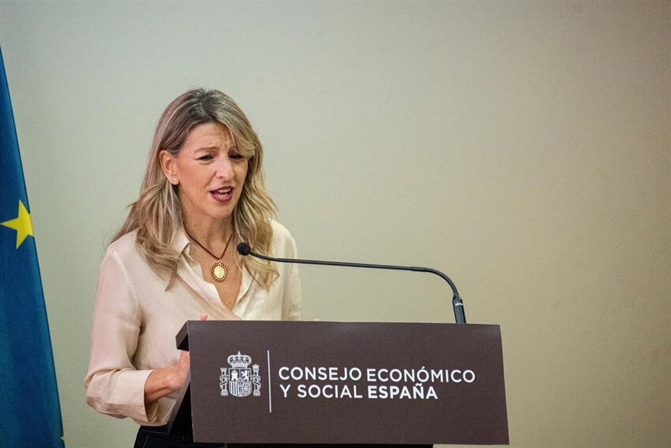 Archivo - La vicepresidenta segunda del Gobierno y ministra de Trabajo y Economía Social, Yolanda Díaz.