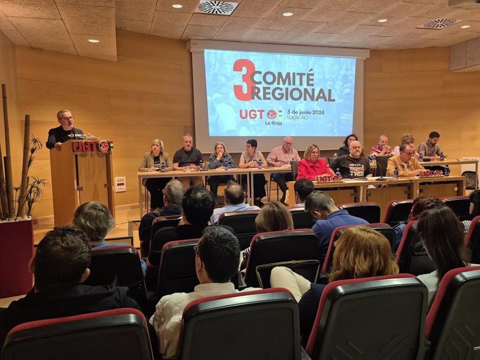 Comité Regional UGT advierte "de que la buena marcha de la economía de La Rioja no se está trasladando a los salarios"