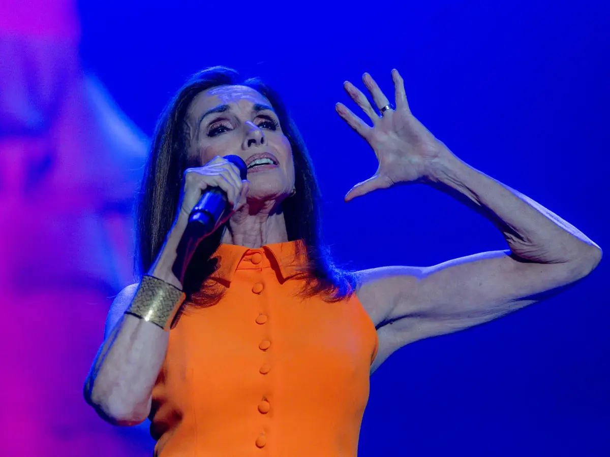 Ana Belén durante su último concierto de gira 'Más de Ana'