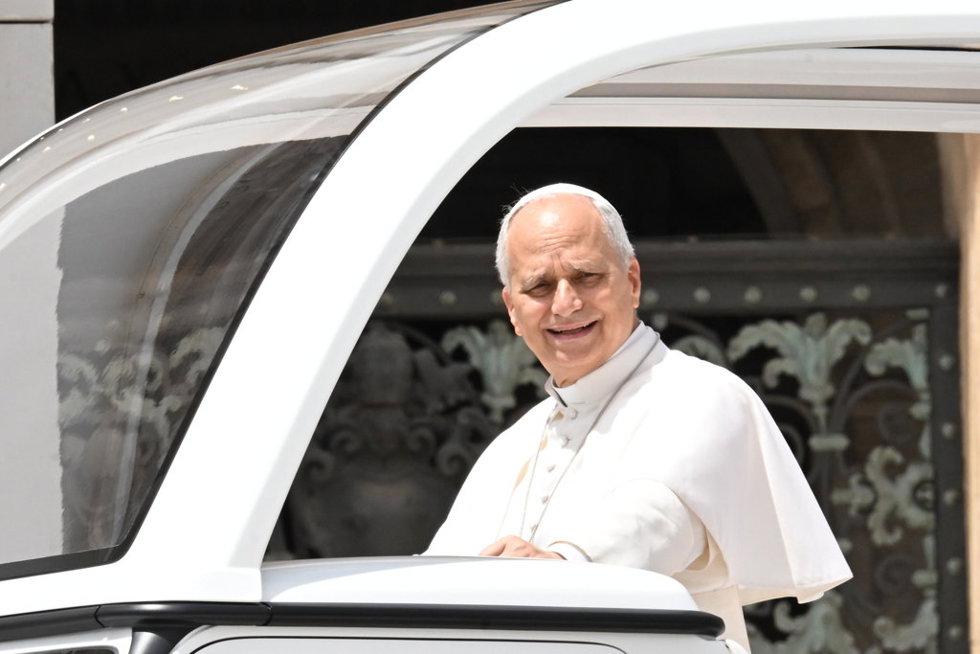 El Papa León XIV durante una audiencia general en el Vaticano.