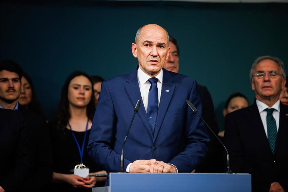 Archivo - El ultraconservador Janez Jansa se convierte en primer ministro de Eslovenia tras lograr mandato para formar Gobierno  