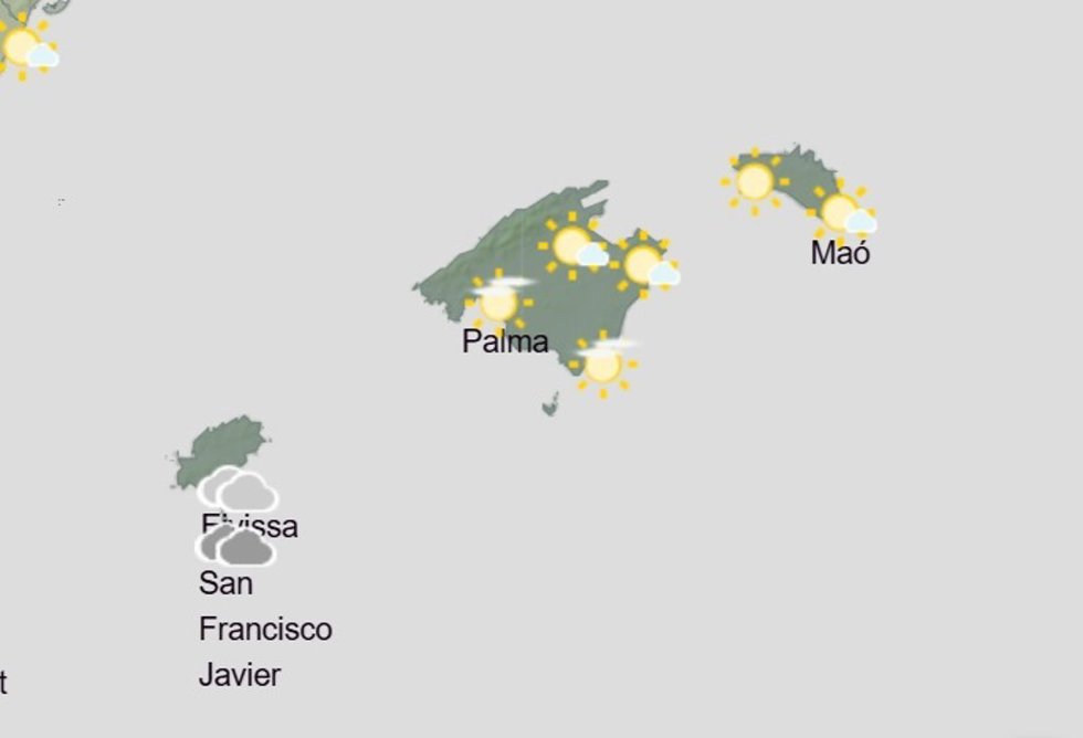 El tiempo hoy, sábado 6 de junio, en Baleares.