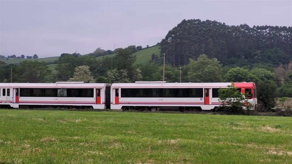 Tren en Cantabria