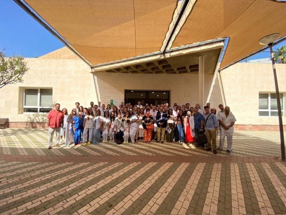Acto de bienvenida de nuevos especialistas internos residentes en el Hospital Universitario Poniente de Almería.