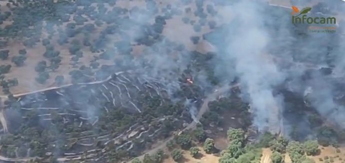 Incendio en Méntrida