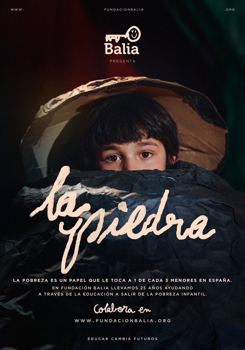 Fundación Balia lanza 'La Piedra' para concienciar sobre la pobreza infantil y hacer "visible lo invisible"
