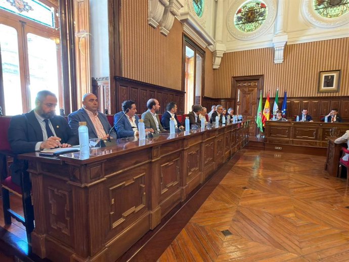 Miembros del PP de la Diputación de Jaén.