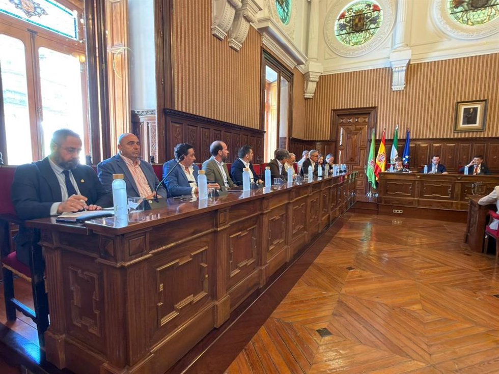 Miembros del PP de la Diputación de Jaén.
