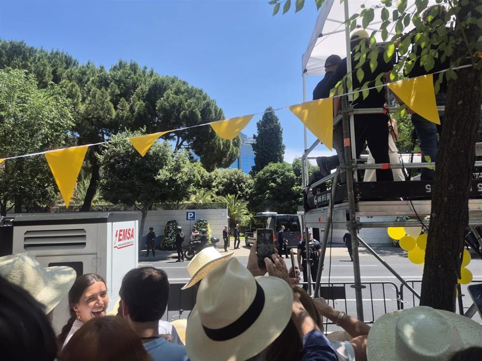 León XIV descansa en la Nunciatura a su llegada a Madrid, a 6 de junio de 2026