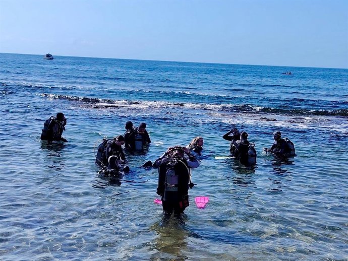 Más de 500 voluntarios participan hoy en la V Macro Limpieza de Fondos Marinos de la Región de Murcia, una iniciativa impulsada por la Federación de Actividades Subacuáticas de la Región de Murcia