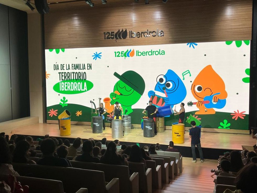Iberdrola celebra el Día de la Familia con empleados y allegados en Madrid y Bilbao.