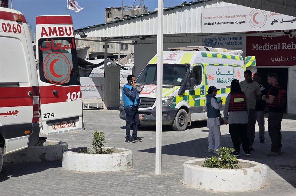 Ambulancia en la Franja de Gaza (archivo)