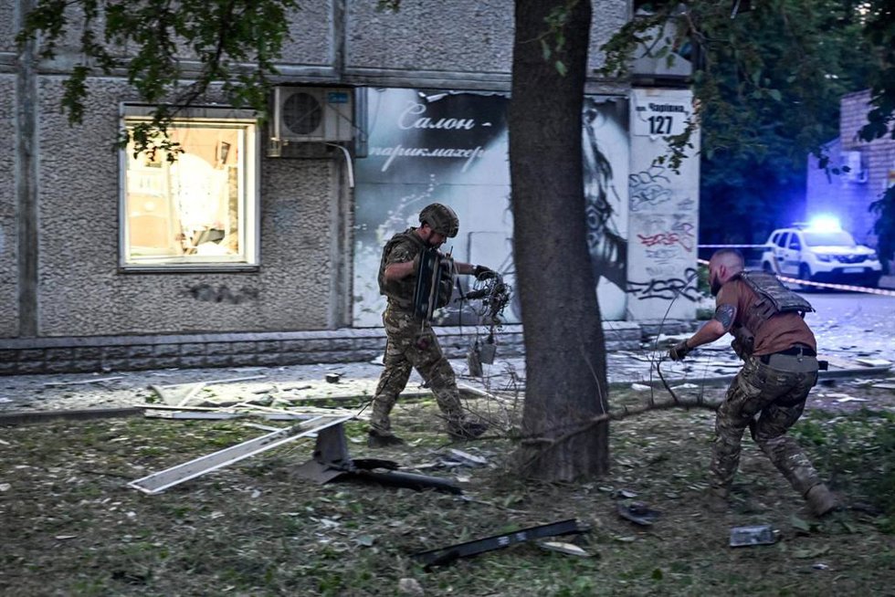 Archivo - Fuerzas rusas en Zaporiya