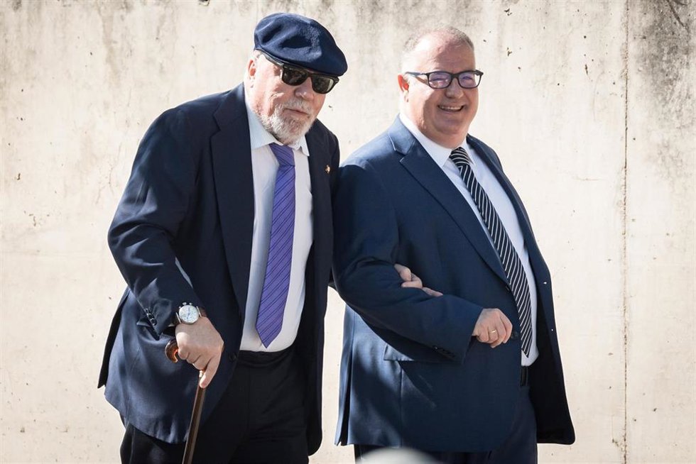 El excomisario José Manuel Villarejo, a su llegada a la Audiencia Nacional, a 1 de junio de 2026, en San Fernando de Henares, Madrid (España).