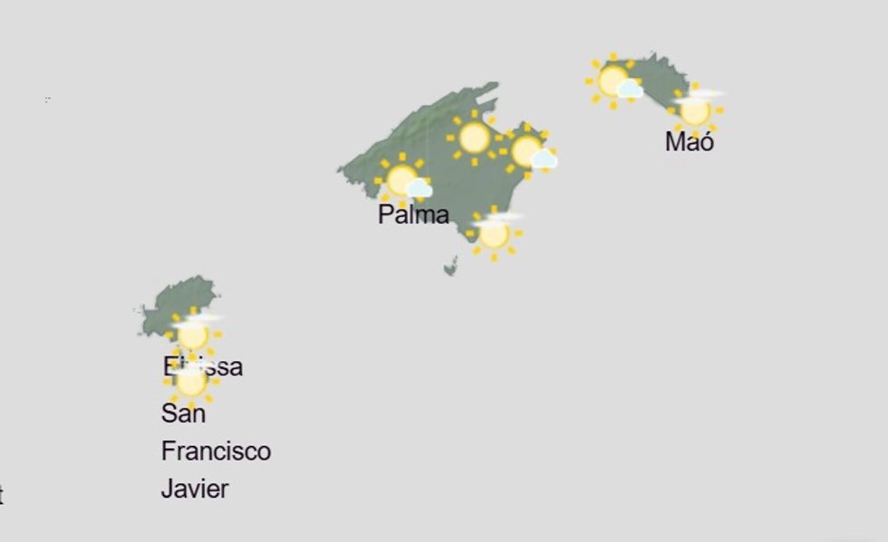 El tiempo hoy, domingo 7 de junio, en Baleares.