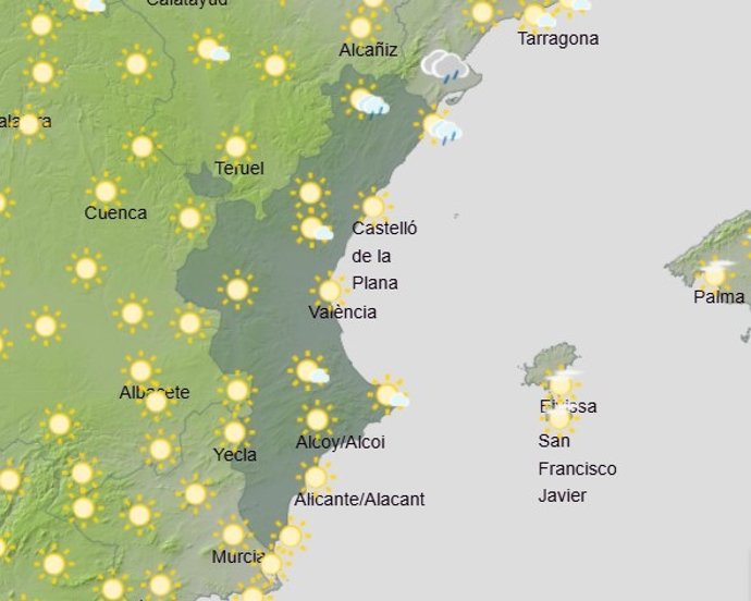Tiempo este domingo 7 de junio