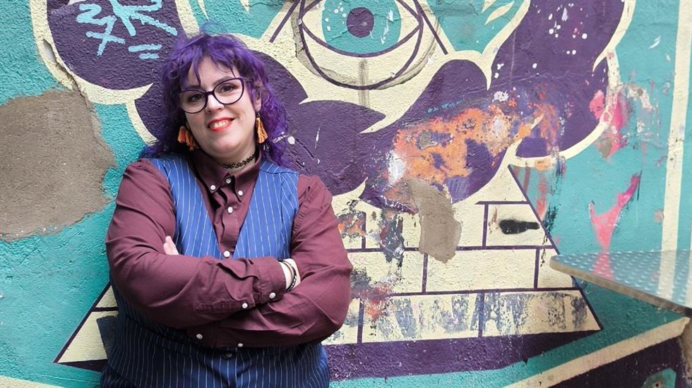 La portavoz de CHA en en la Comisión Institucional y de Desarrollo Estatutario de las Cortes de Aragón, Mary Carmen Bozal.