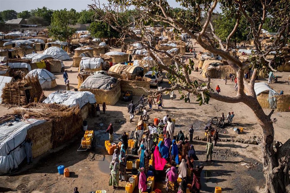 Archivo - Imagen de archivo de desplazados en Nigeria 