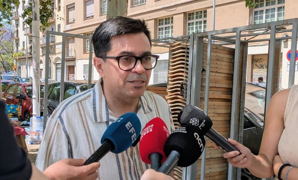 El portavoz de los Comuns y candidato de BComú a la alcaldía de Barcelona Gerardo Pisarello