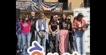 Pedrosa defiende que la Escuela Pública Vasca es "uno de los lugares donde Euskadi prepara su futuro cada mañana"
