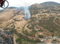 Extinguido el incendio forestal declarado en Baños de la Encina (Jaén)