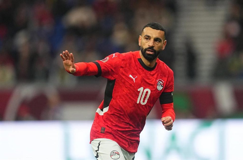 Archivo - Mohamed Salah, en un partido con la selección egipcia.