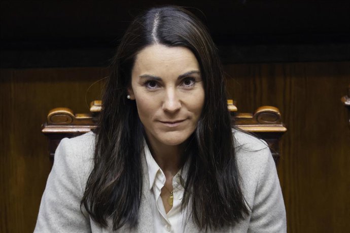 Valparaiso, 19 de mayo 2026 La ministra de Educacion Maria Paz Arzola durante la Sesion del Senado  Sebastian Cisternas/Aton Chile