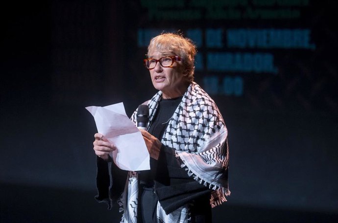 Archivo - La activista propalestina española Alicia Armesto