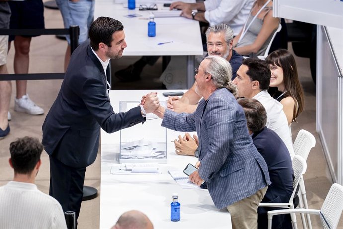 Enrique Riquelme, candidate for the position of President of Real Madrid during the Real Madrid’s presidential election day at Ciudad Deportiva Real Madrid on June 07, 2026 in Valdebebas, Madrid, Spain.