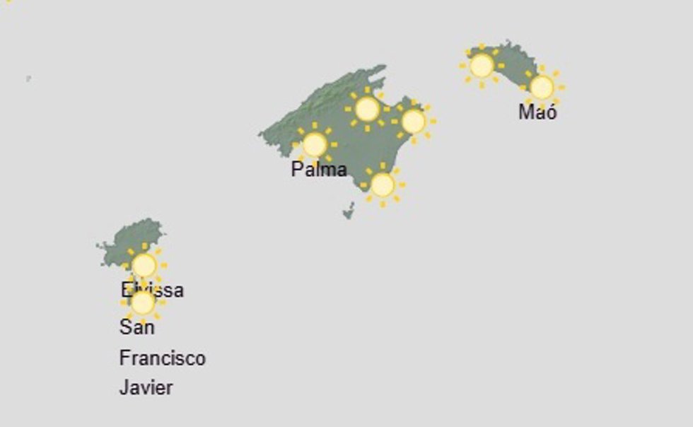 El tiempo hoy, lunes 8 de junio, en Baleares.