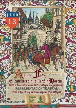 Cartel del 'Día de Álvar Fáñez de Minaya' de Horche.