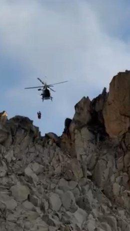 Rescate este domingo  de un montañero francés de 47 años que había quedado enriscado en el collado de la Maladeta, en el Parque Natural Posets-Maladeta de Benasque (Huesca).