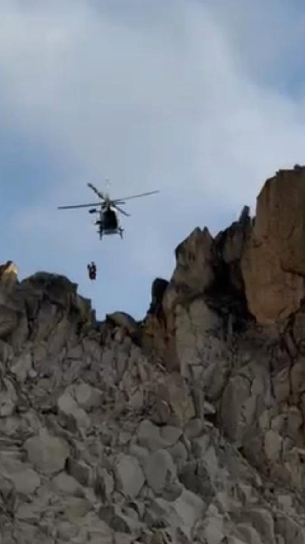 Rescate este domingo  de un montañero francés de 47 años que había quedado enriscado en el collado de la Maladeta, en el Parque Natural Posets-Maladeta de Benasque (Huesca).