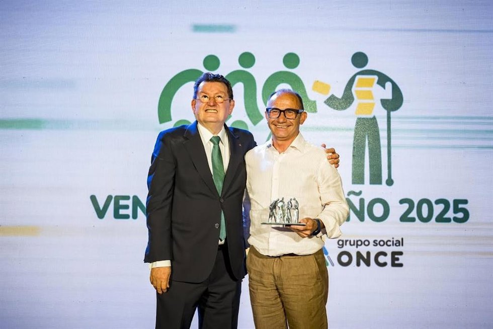 José Antonio Mateo, mejor vendedor de la ONCE en La Rioja durante 2025