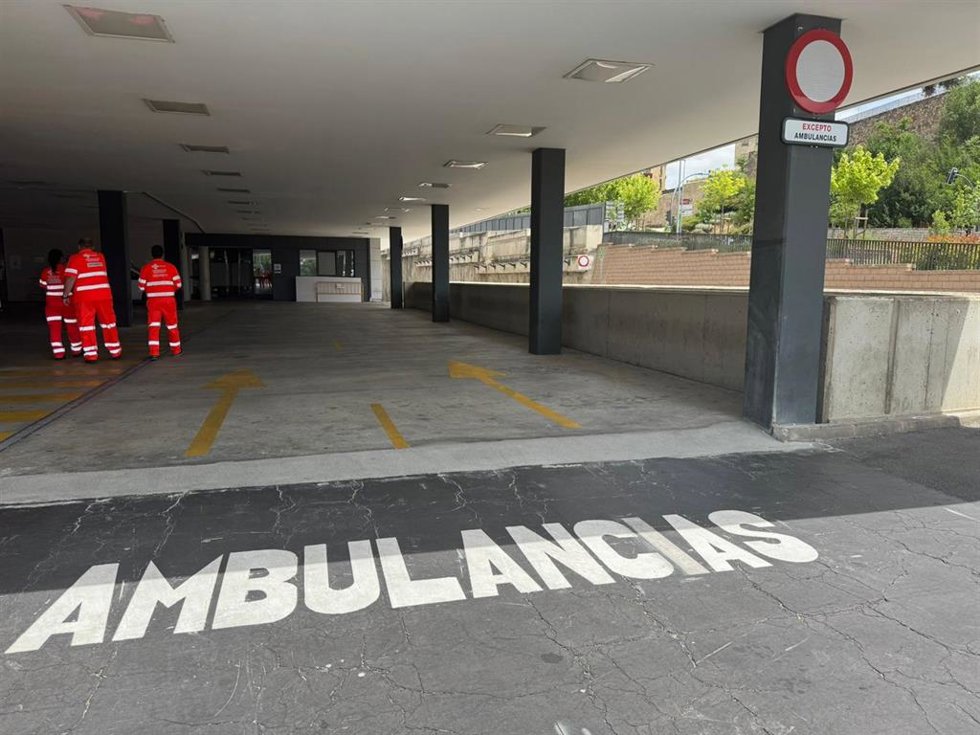 Imagen de archivo de la entrada a las urgencias de un hospital.