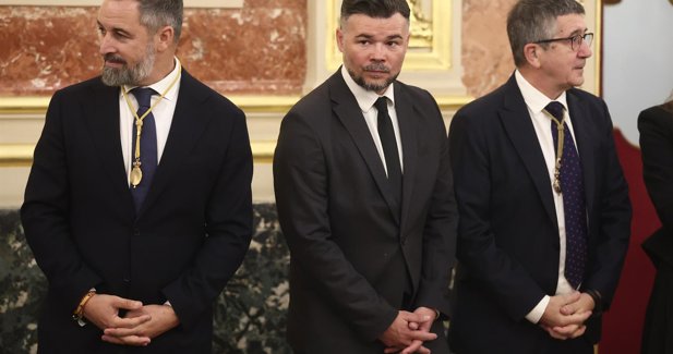 Rufián ve "correcto" el discurso del Papa y carga contra PP y Vox por aplaudir lo que "vetan" en el Congreso