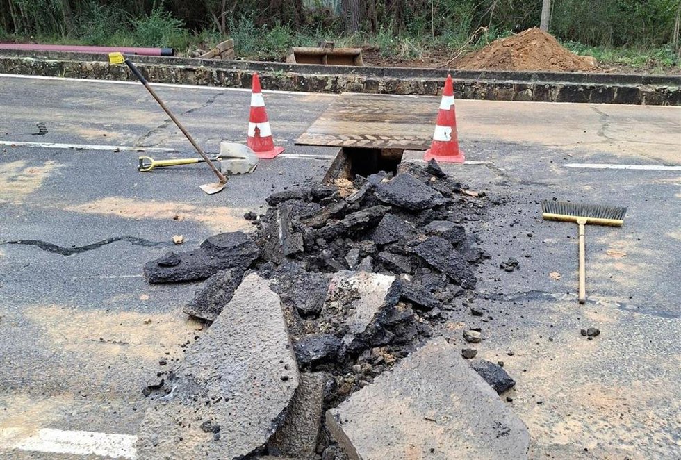 Obras de Endesa en Tossa de Mar (Girona)