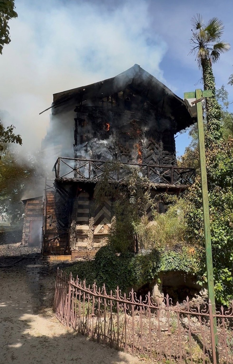 La Casa de Corcho de Toledo tras el incendio