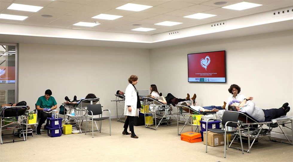 Eurocaja Rural acoge este miércoles el 'XVII Maratón de Donantes de Sangre'.