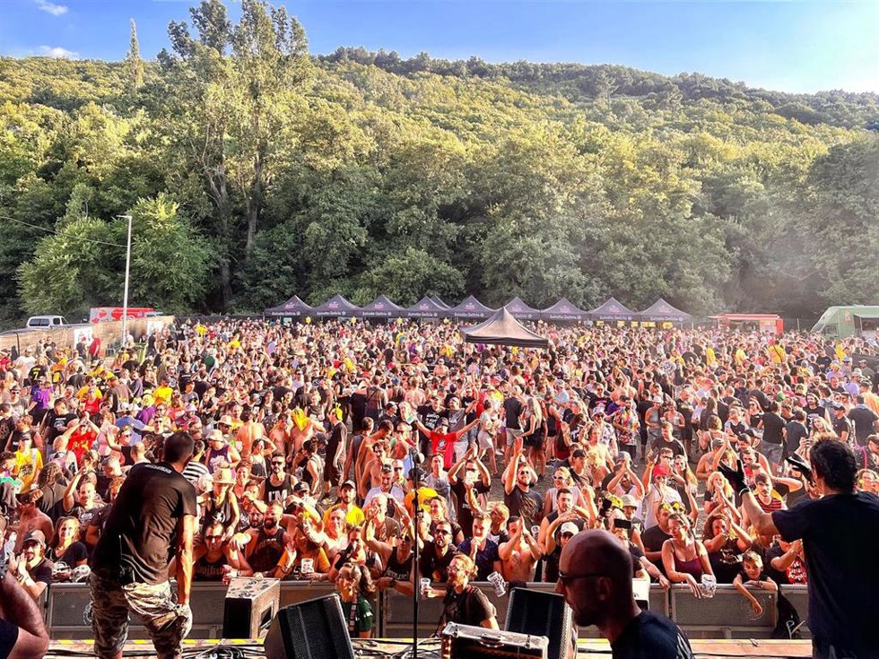 Imagen del festival benéfico 'Abejarock' de Béjar (Salamanca).