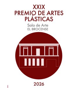 Cartel del XXIX Premio de Artes Plásticas El Brocense de la Diputación de Cáceres