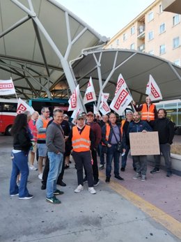 CCOO cifra en más del 90% el seguimiento de la huelga del transporte por carretra en Segovia.