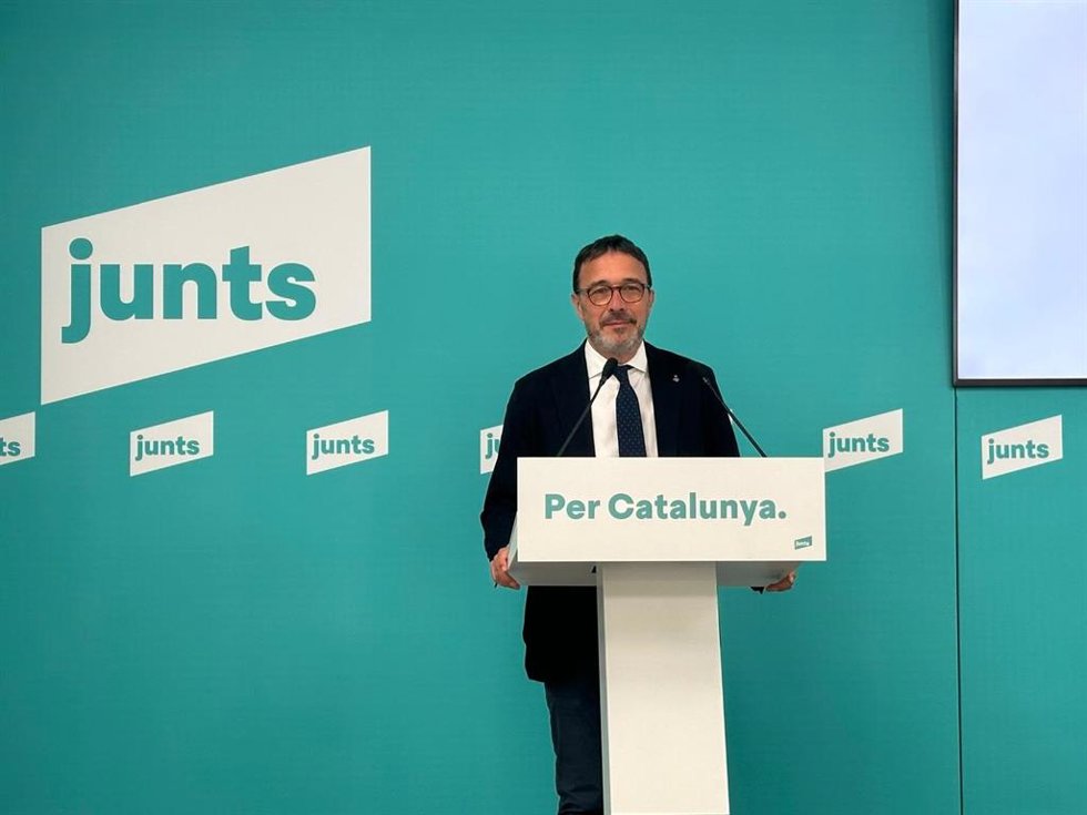 El portavoz de Junts, Josep Rius
