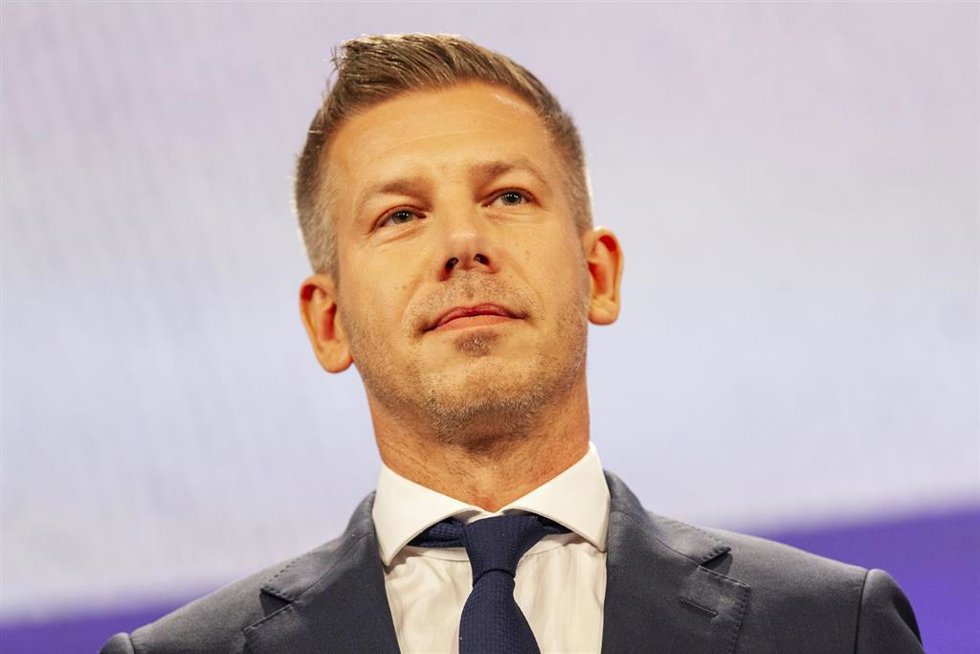 El primer ministro de Hungría, Péter Magyar, en un reciente viaje a Bruselas. 
