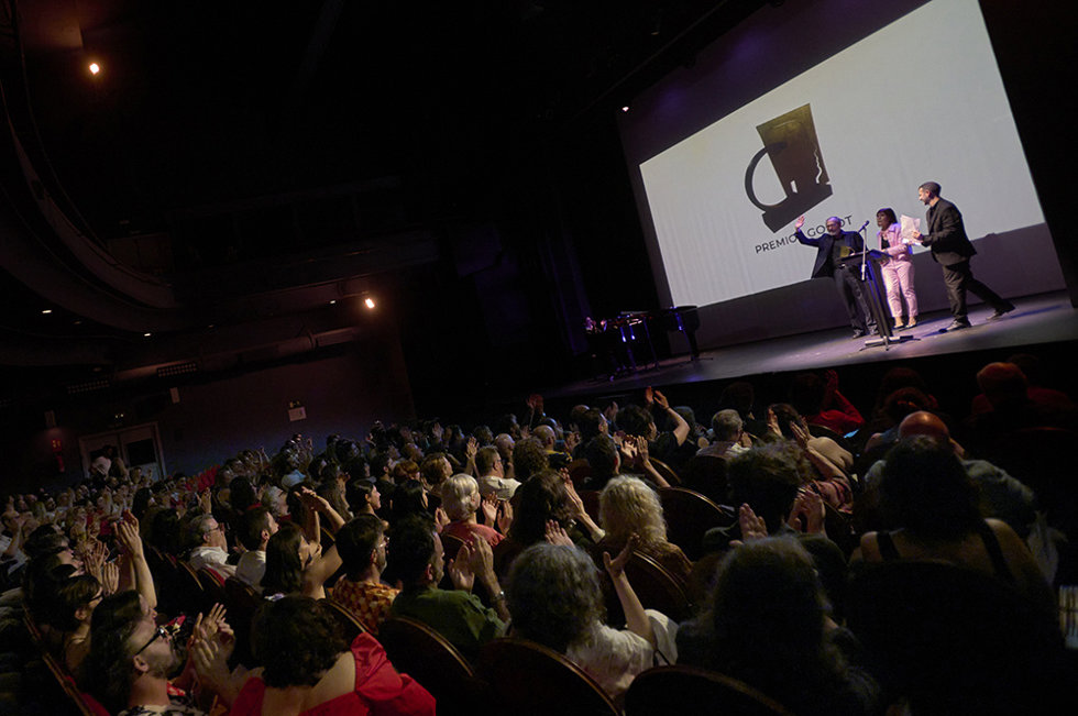 Archivo - La ceremonia de entrega de la II Edición de los Premios Godot en el Teatro Pavón de Madrid
