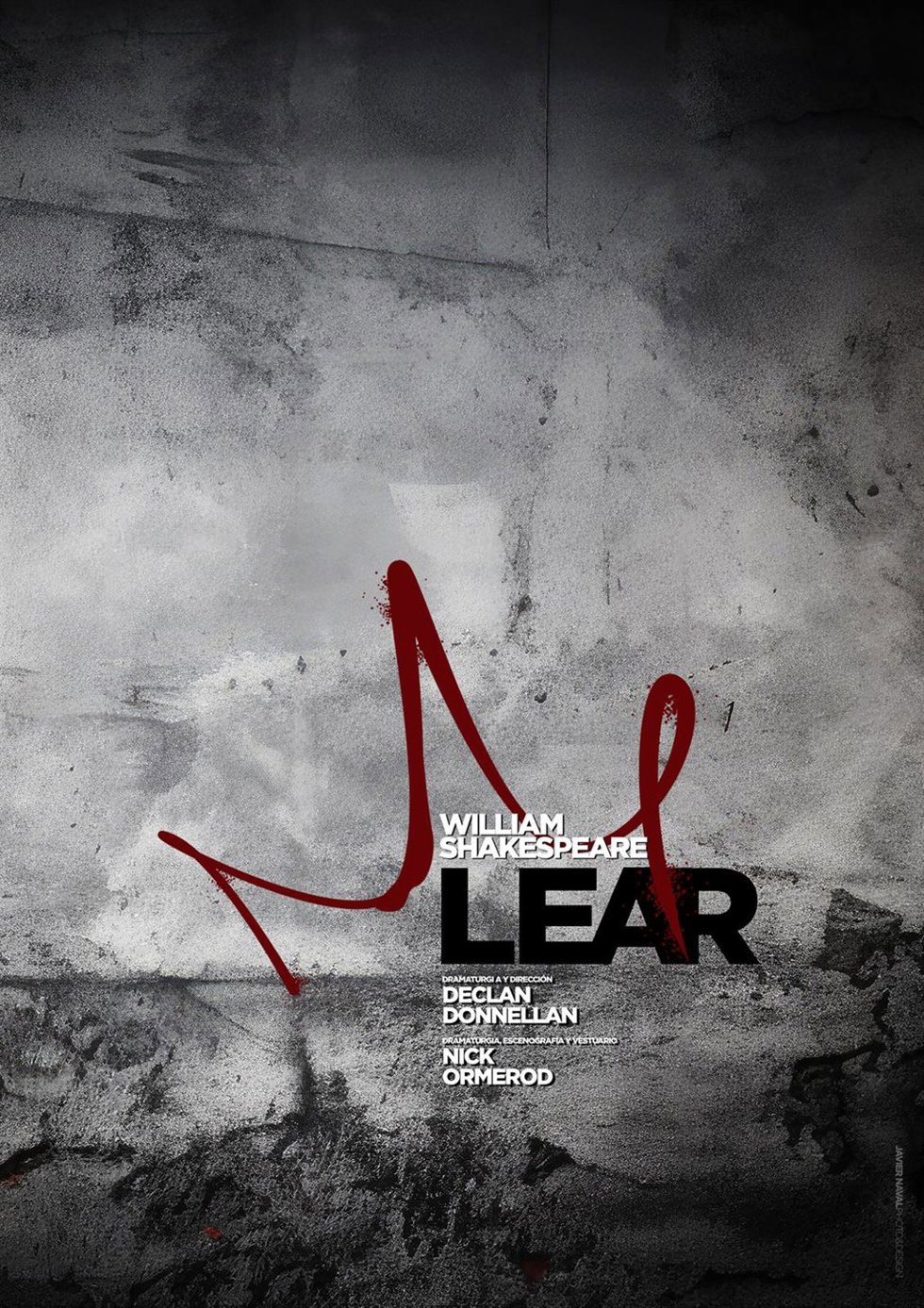 Cartel de 'Rey Lear'