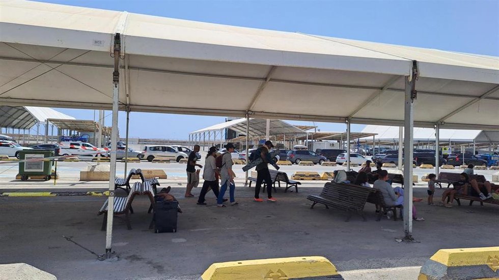 Archivo - Operación Paso del Estrecho en el Puerto de Almería.
