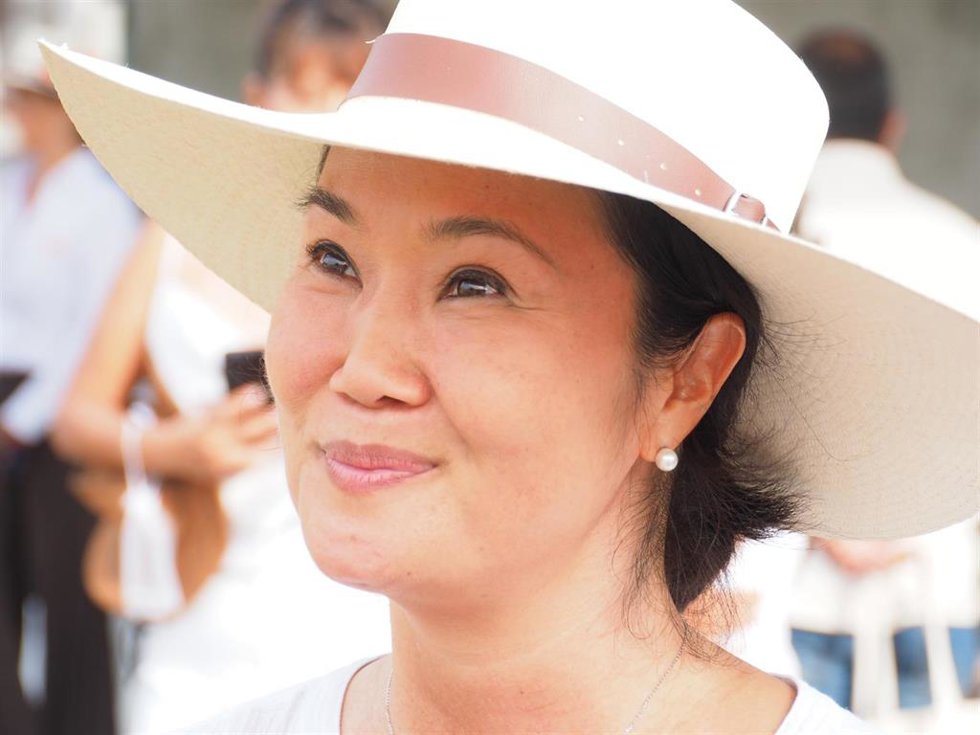 Archivo - La candidata presidencial peruana Keiko Fujimori