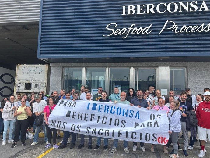 Imagen de la concentración en Iberconsa.